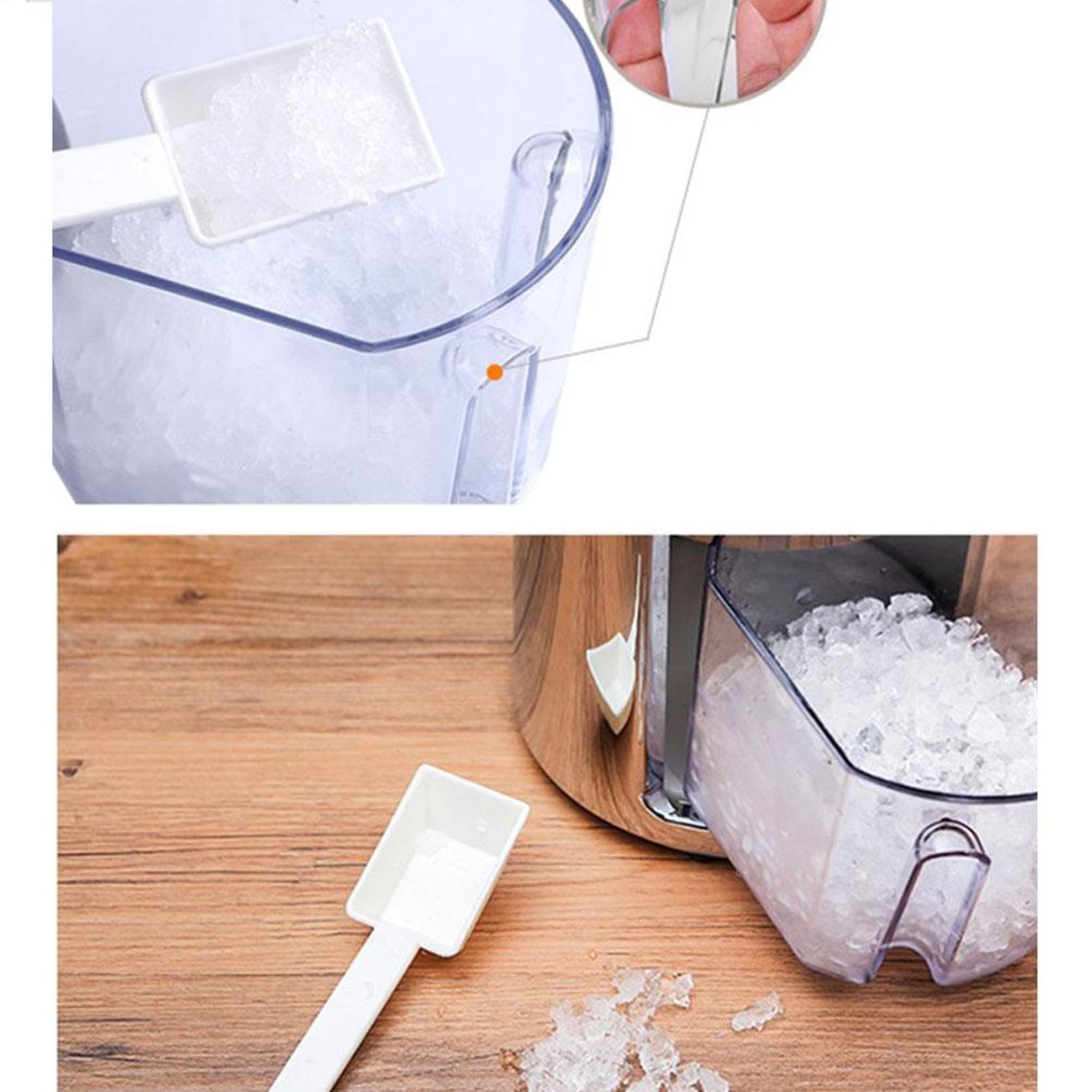 Picadora de hielo Manual - Dispositivo Para Afeitar Hielo Con Manivela | Herramienta Portátil Para Moler Hielo Para Una Textura Suave Del Hielo Picado, Solución De Fácil | Pra