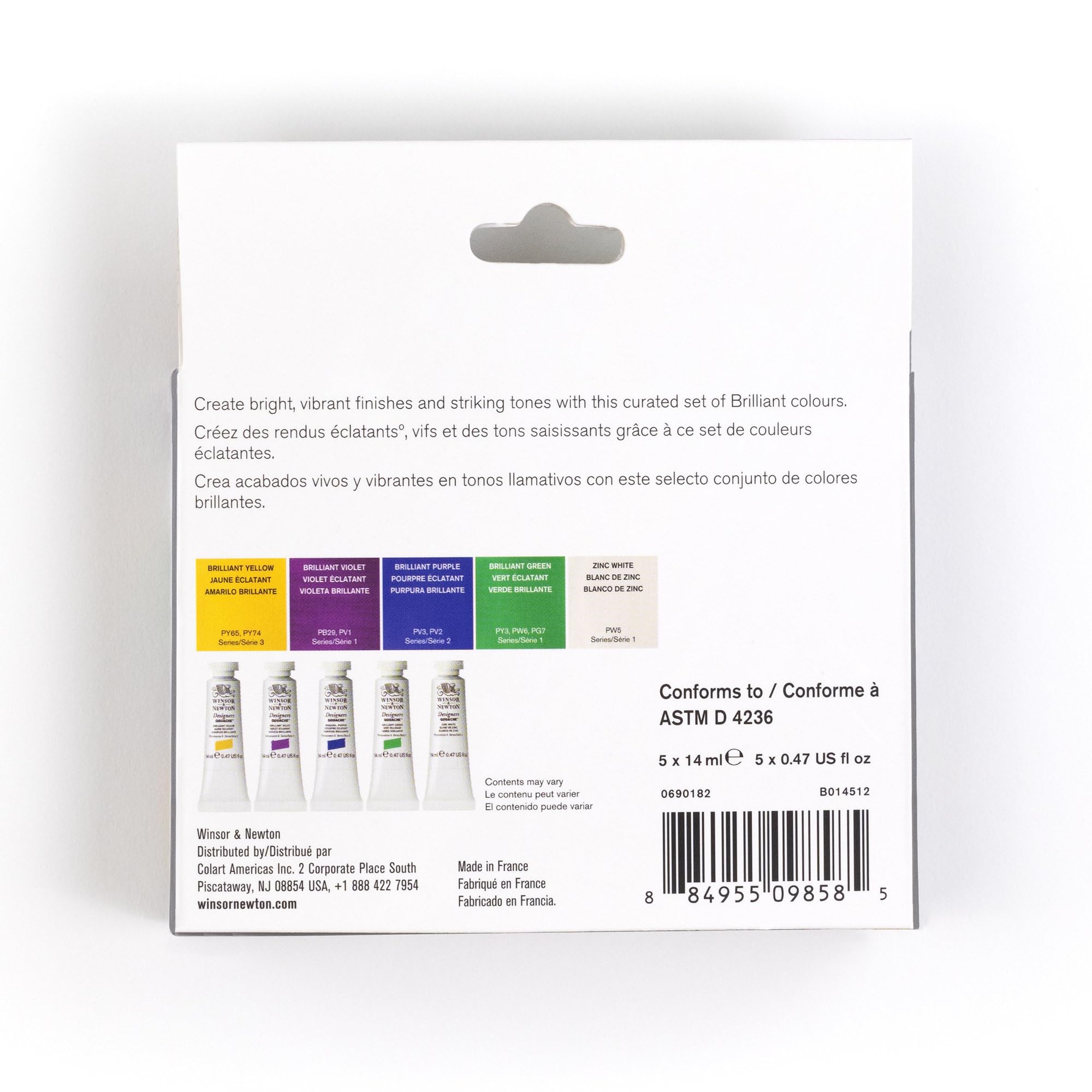 Designers Gouache Brilliant Set, 5 x 14 ml