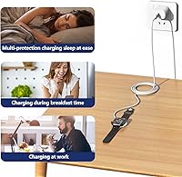 Vista 7 de Susnwere Fast Charger for Apple Watch Chargers with 20w Charger Block,USB C Magnetic for i-Watch Fast Charging Cable for Watch Series Blanco