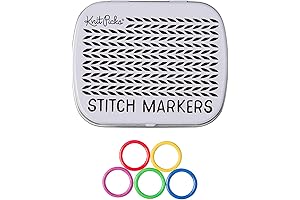 Knit Picks Enamel Stitch Marker Set - Rainbow