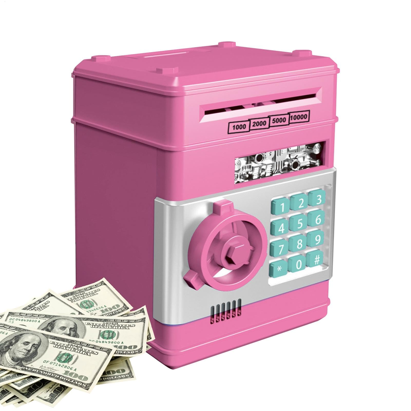 Distributeur automatique de billets tirelire électronique cadeau anniversaire ludique