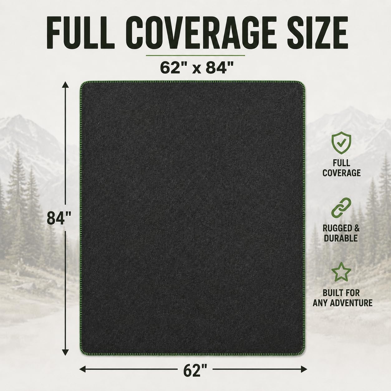 Coperta da campeggio in lana, 70% lana, resistente, stile militare, calda e lavabile, copertura ignifuga per emergenza, sopravvivenza e uso all'aperto, perfetta per campeggio, auto, casa ed