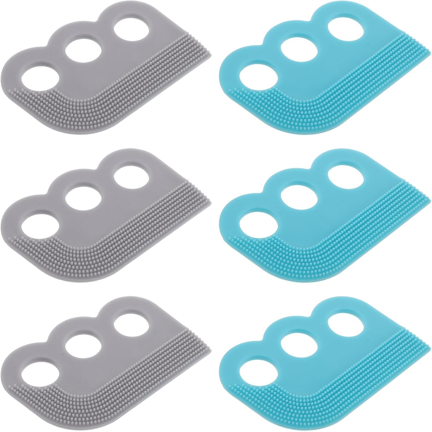 6pcs Reusable Pet Hair Removal Brush for Dogs and Upholstery Plastic | Gentle Grooming, Multi Surface Use, Easy Clean, Portable Shedding Brush