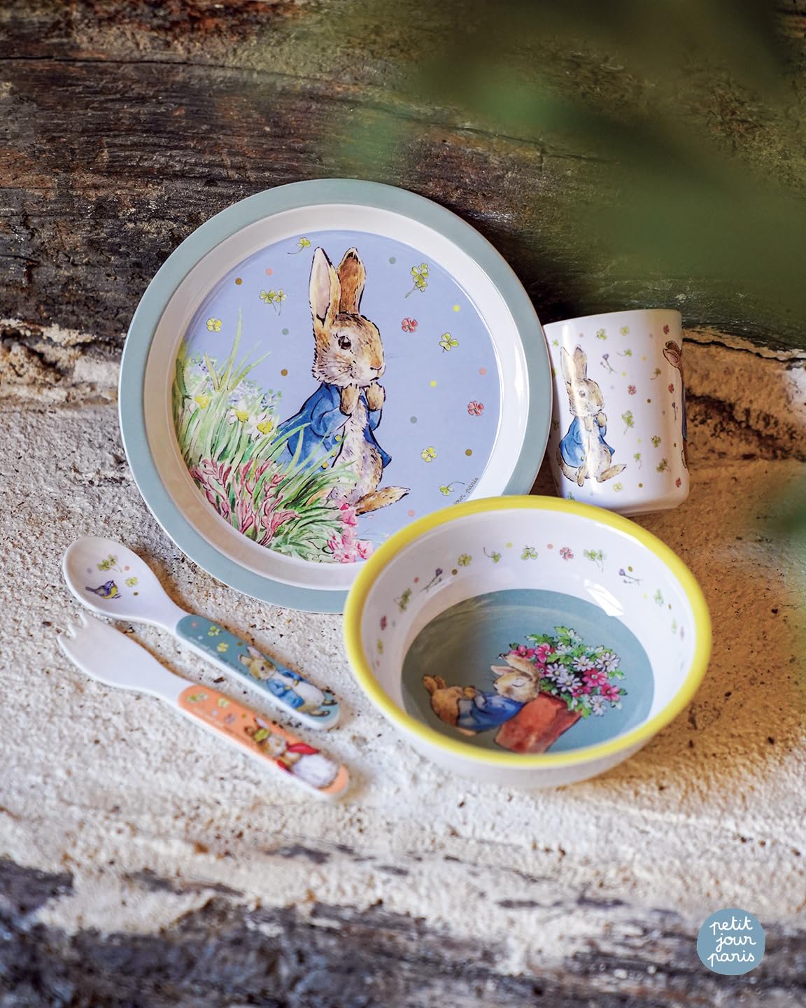 Coffret cadeau pour enfant 5 pièces Peter Rabbit