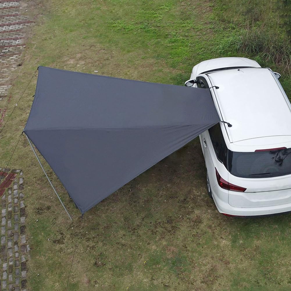 Moowi Normal Car Tent For Nissan Stagea Sunny Teana Tiida Xterra Roniz X-Trail, Waterproof Uv Protection Outdoor Car Awning Shelter With Suction Cups For Travel Beach Picnic Camping,S 2M*3M