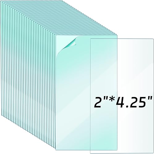 100 piezas de 2 x 4.25 pulgadas de soldadura transparentes de repuesto transparente de protección universal de soldadura máscara de lente de