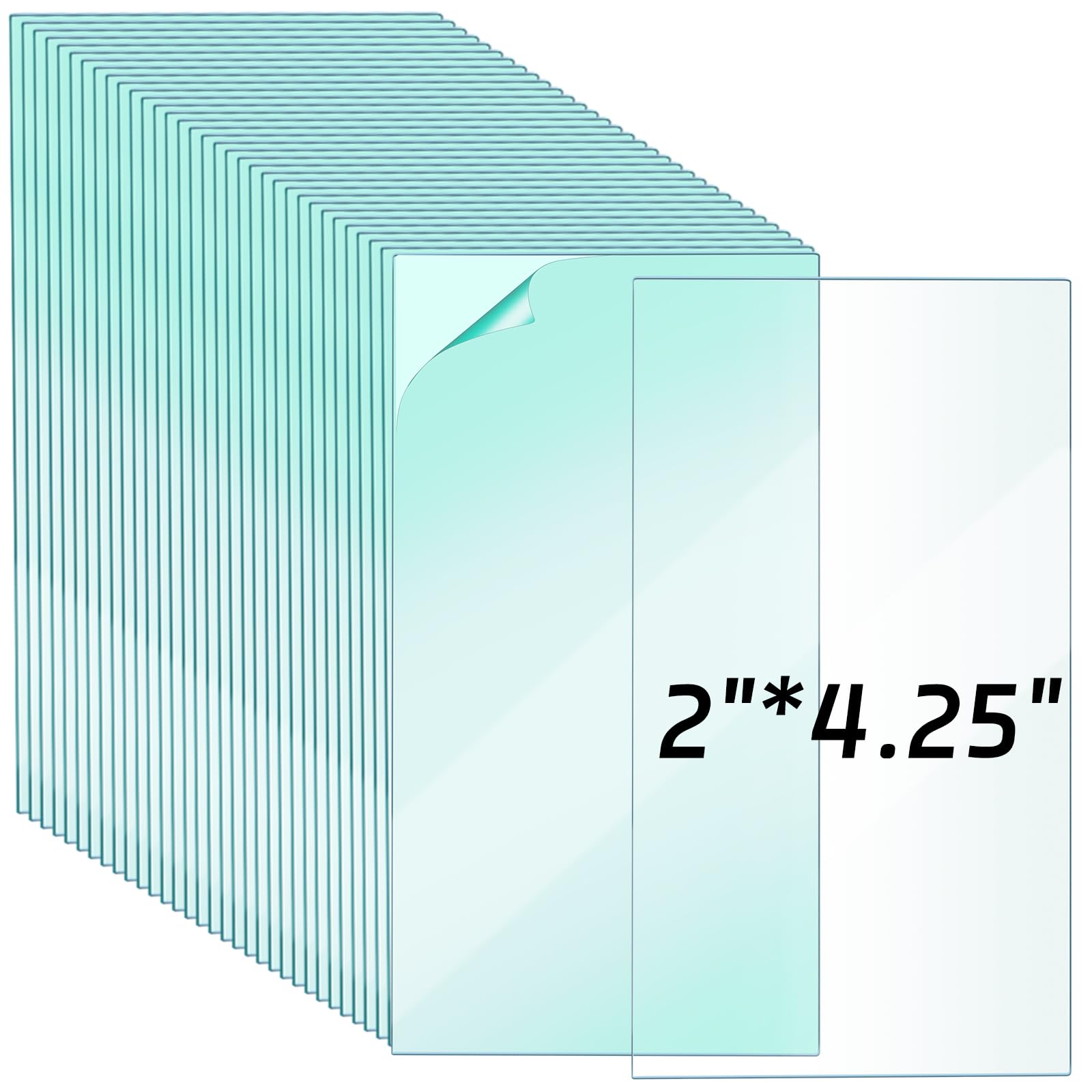 150 Pcs 2'' x 4.25'' Clear Welding Lens 0.04" Thick Welding Cap Hood Clear Lenses Cover Replacement Transparent Universal Helmet Accessories Top