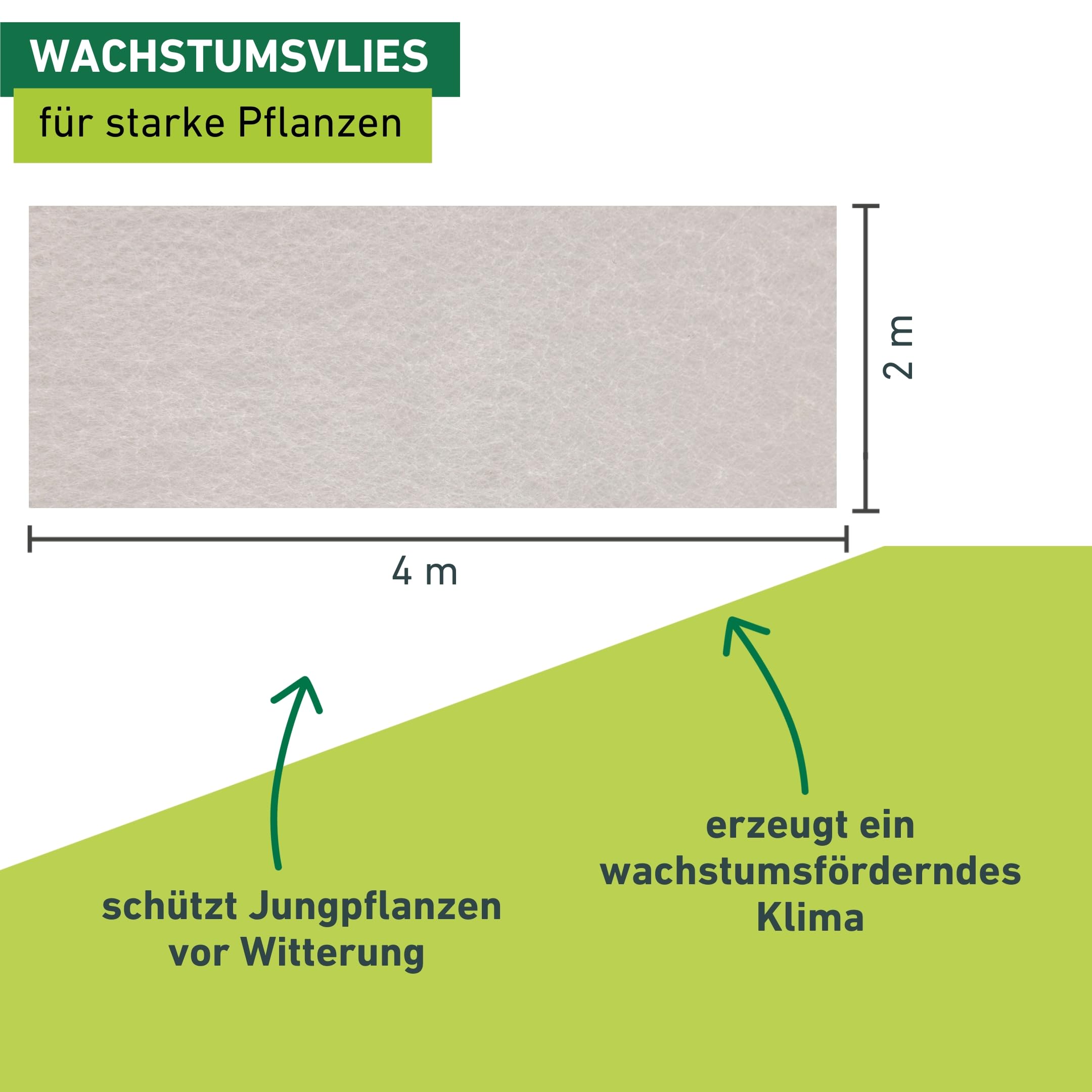 Windhager Hochbeet Tunnelbogen Komplettset, 4 x 2 m, Pflanztunnel für Hochbeete, Frühbeet Tunnel, inklusive Rundbögen, Clips, Befestigungswinkel, Insektenschutz und Wachstumsvlies, wachstumsfördernd