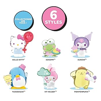 Hello Kitty Zestaw figurek 5 cm – zestaw 6 mini figurek o