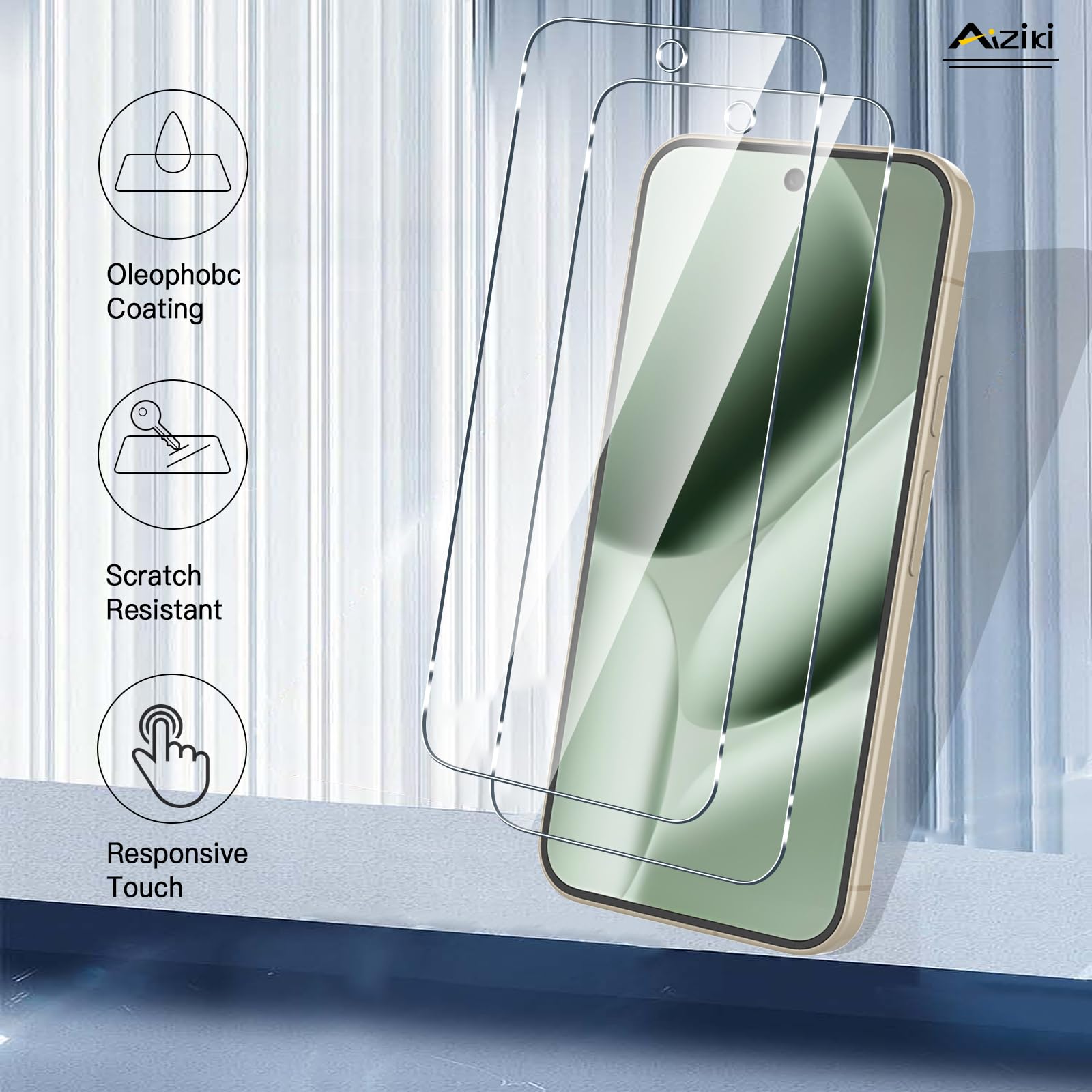 Funrae 2 PCS Privacy Pellicola Protettiva per Google Pixel 10 Pro XL/Pixel 9 Pro XL, Anti Spy Vetro Temperato Film, Durezza 9H Protezione Schermo Anti-Graffio Anti-Spia Anti-Peeping Screen Protector