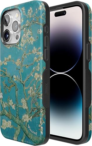 Vista 1052 de Casely Funda para iPhone 15 Pro Max Jardín Secreto Flores mixtas Funda atrevida Compatible con MagSafe y botón de acción Secret Garden