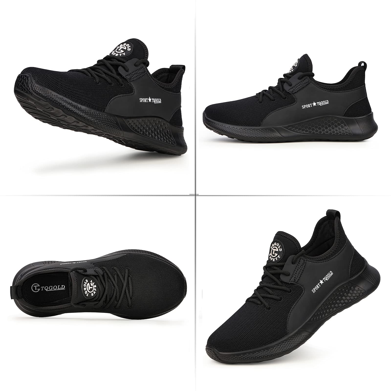 AONETIGER Scarpe Antinfortunistica Uomo Scarpe Antinfortunistiche Donna Scarpe da Lavoro Protettive Traspiranti Estive