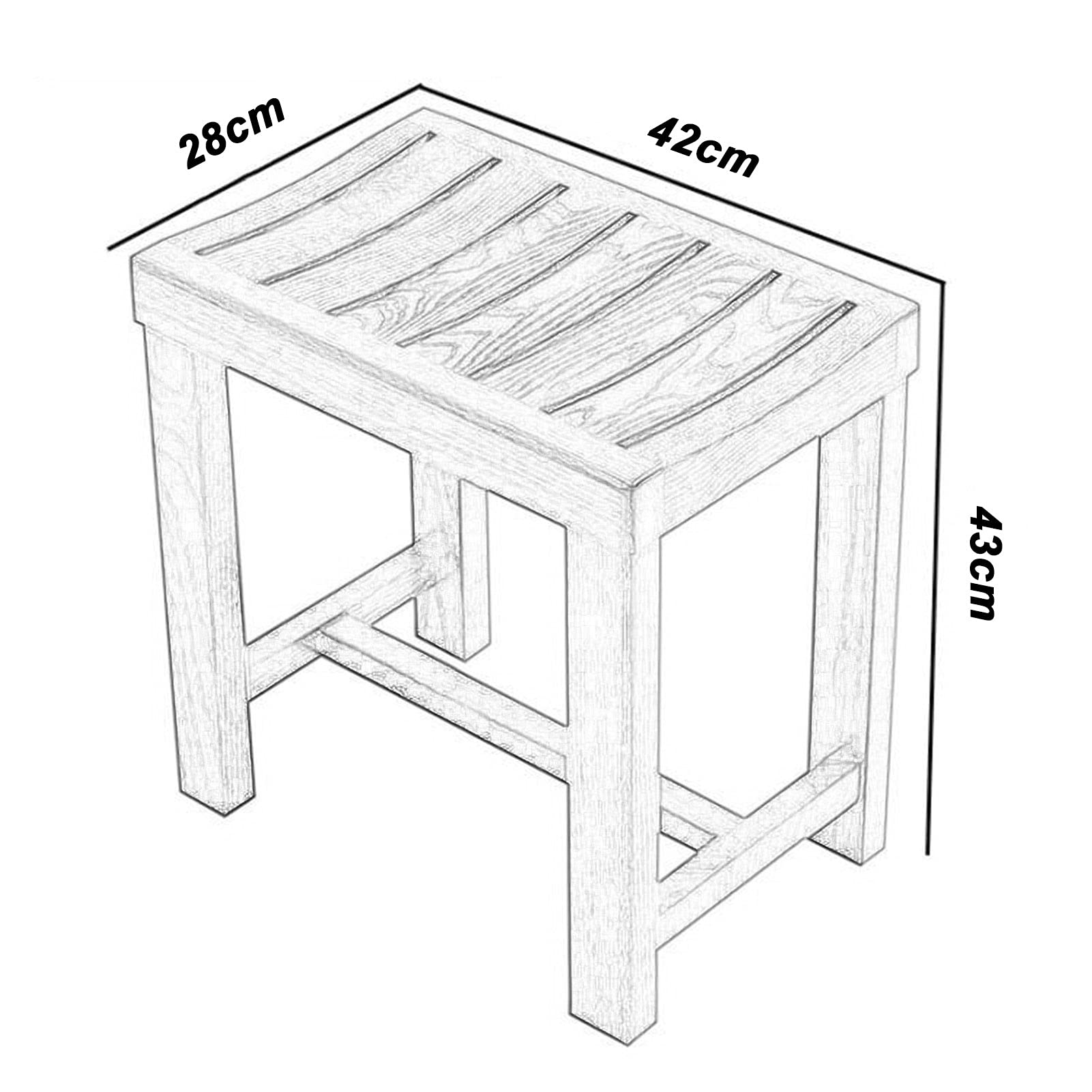 Taburetes de ducha para ducha interior,asiento de ducha de esquina de madera para baño para ancianos discapacitados,mujeres embarazadas adultas, taburete de baño cómodo e impermeable a prueba de agua