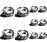 Vista 10 de Auriculares Walkie Talkies (2 unidades) con micrófono de 2 pines Covert Air Acoustic Tube Headset para Baofeng UV-5R BF-888S BF-F8HP Retevis H-777
