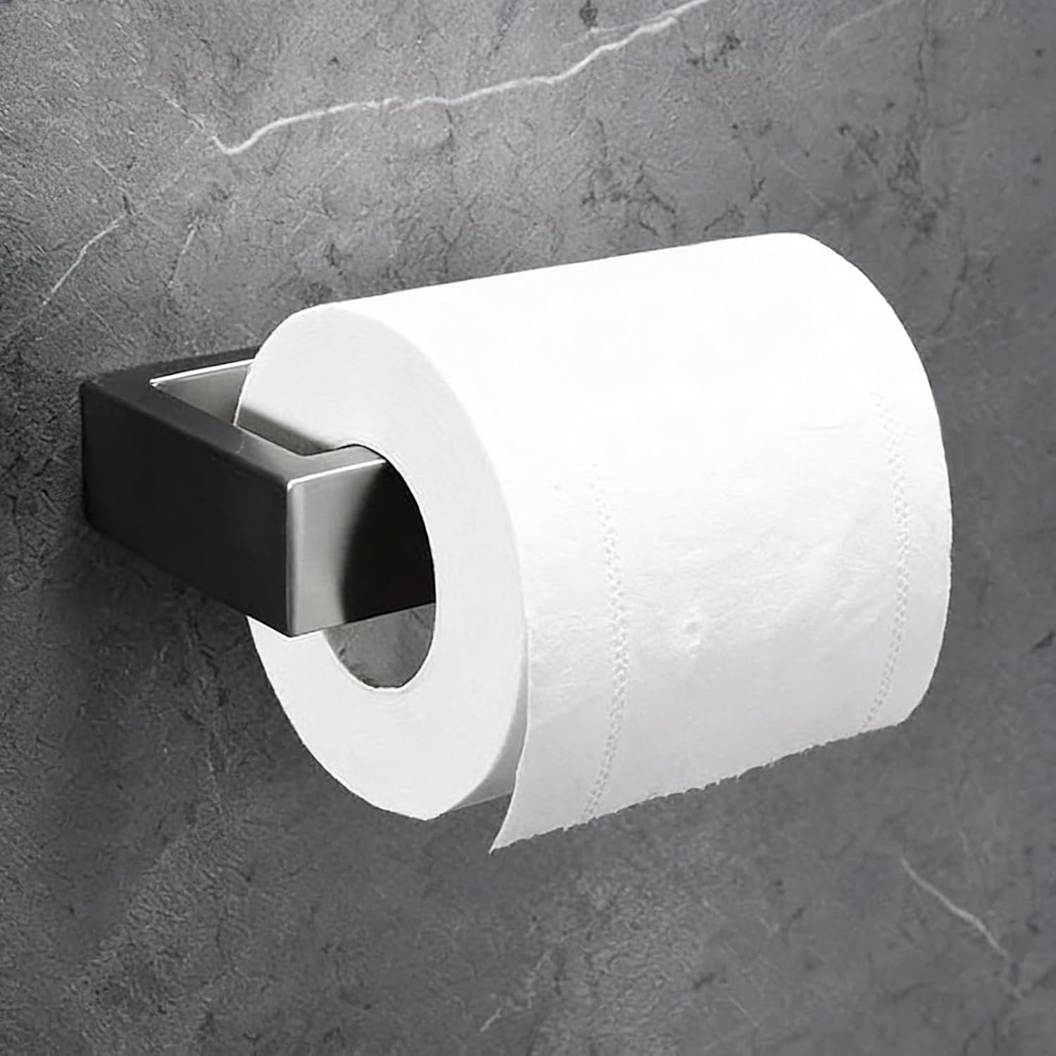 5 Pieces Bathroom Hardware Set, 24" Towel Bar + 8" Hand Towel Holder + Toilet Paper Holder + Sponge Hook + Bathrobe Hook,Brushed SUS304 Thicken Stainless Steel Wall Mounted