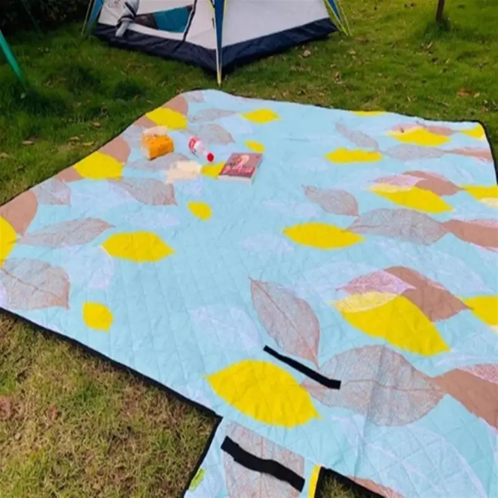 Przenośny dywan piknikowy, Koc piknikowy z płetwami do snorkelingu Wodoodporny, przenośny, odporny na rozdarcia Nurkowanie kempingowe dla dorosłych(01)