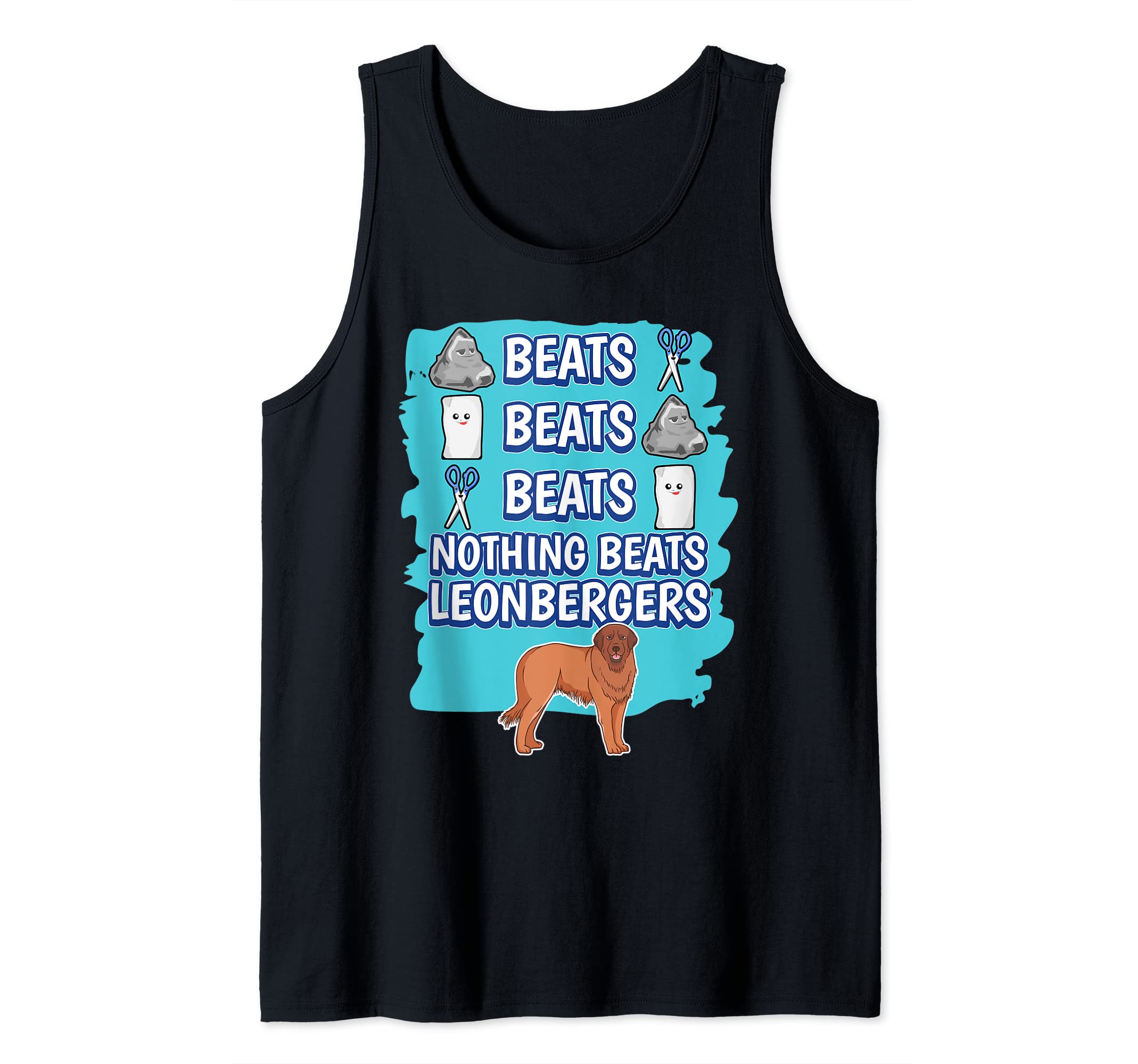 Leonbergers Rock Paper Scissors Game Leonberger Tank Top