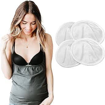 Naked Nursing Tank The Top Breastfeeding Cami Bamboo Nursing Pad Set