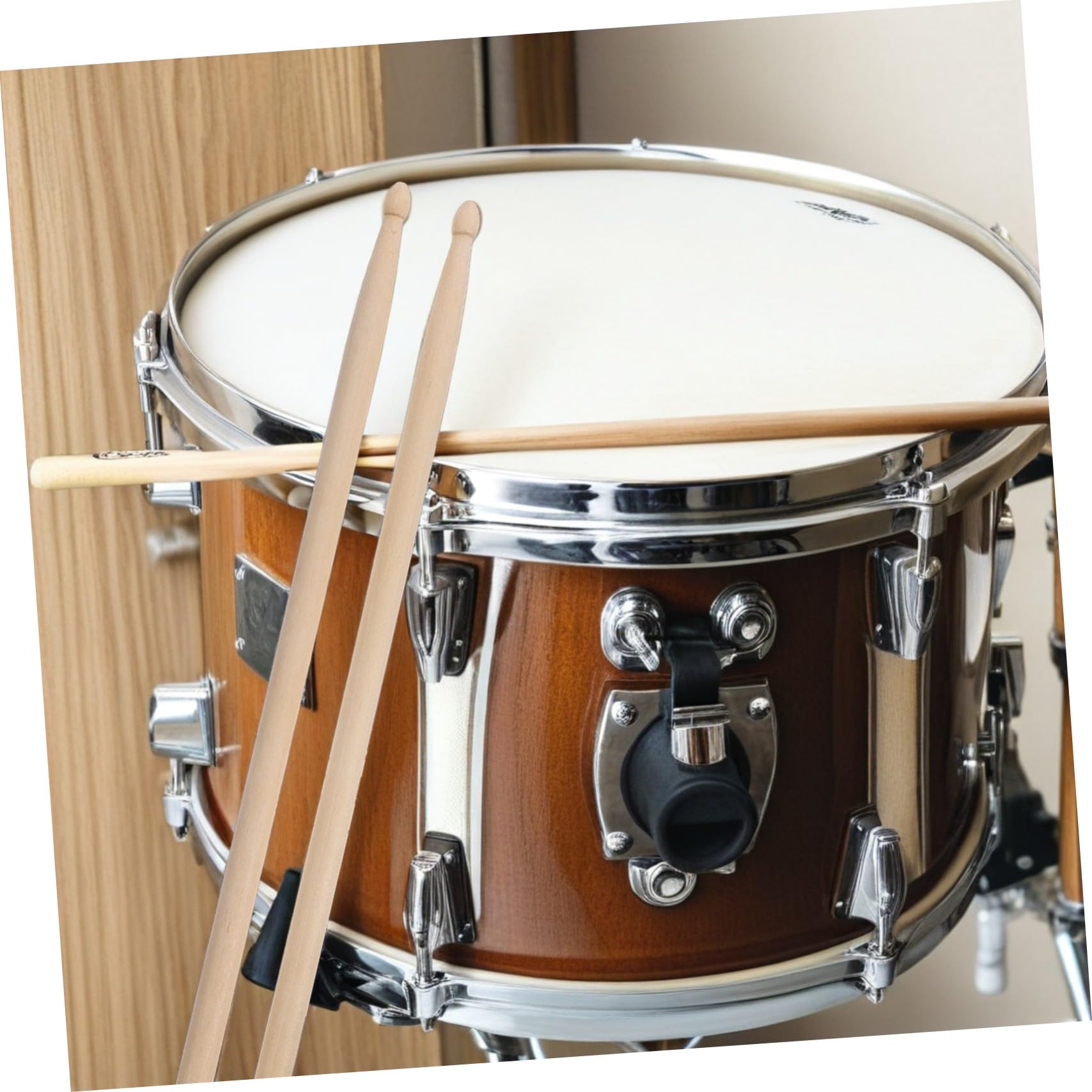 Mikinona 12 Paia Bacchette per Batteria in Legno d Acero con Punta Tonda Finitura Liscia per Controllo Preciso Adatte Batteristi Professionisti e Principianti in Studio e Live