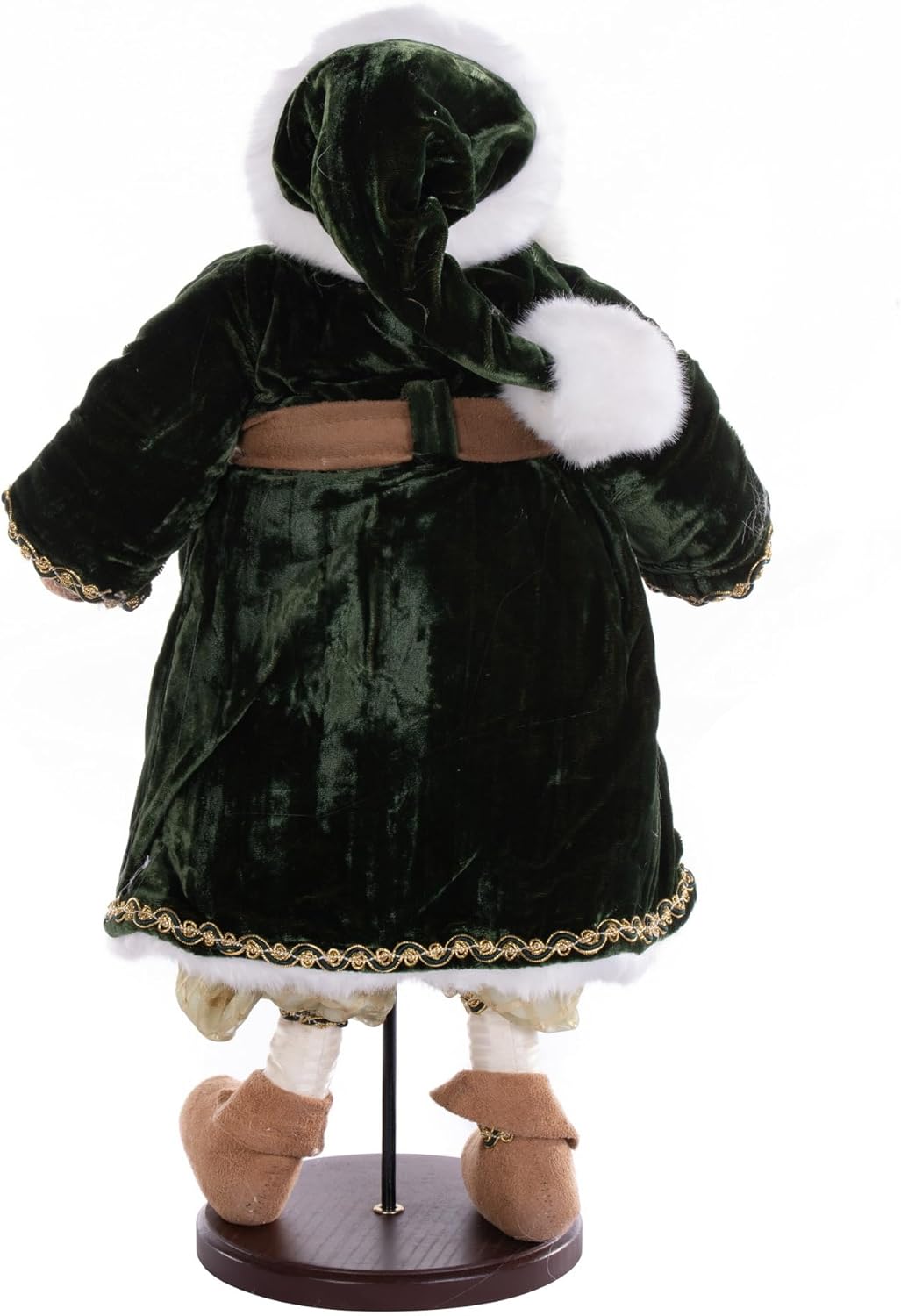 Vickerman 19" Silent Night Collection Santa Doll with Stand