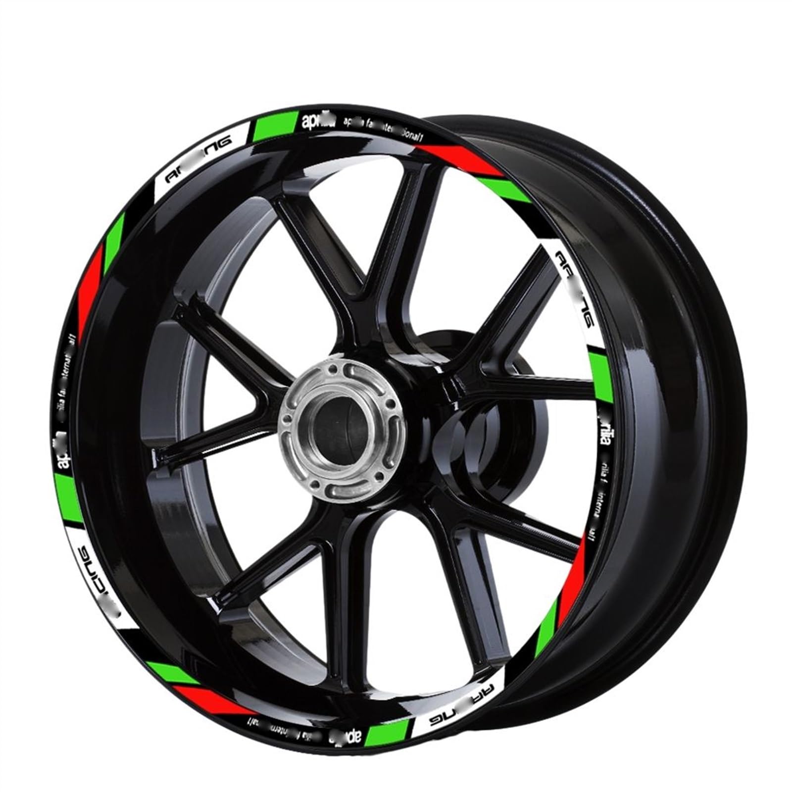 Applique for for RSV4 1100 for Factory RS 660 for Tuono V4 for Shiver 900 Motorcycle Wheel Sticker Rim Stripe Decal Tape Waterproof(A6)