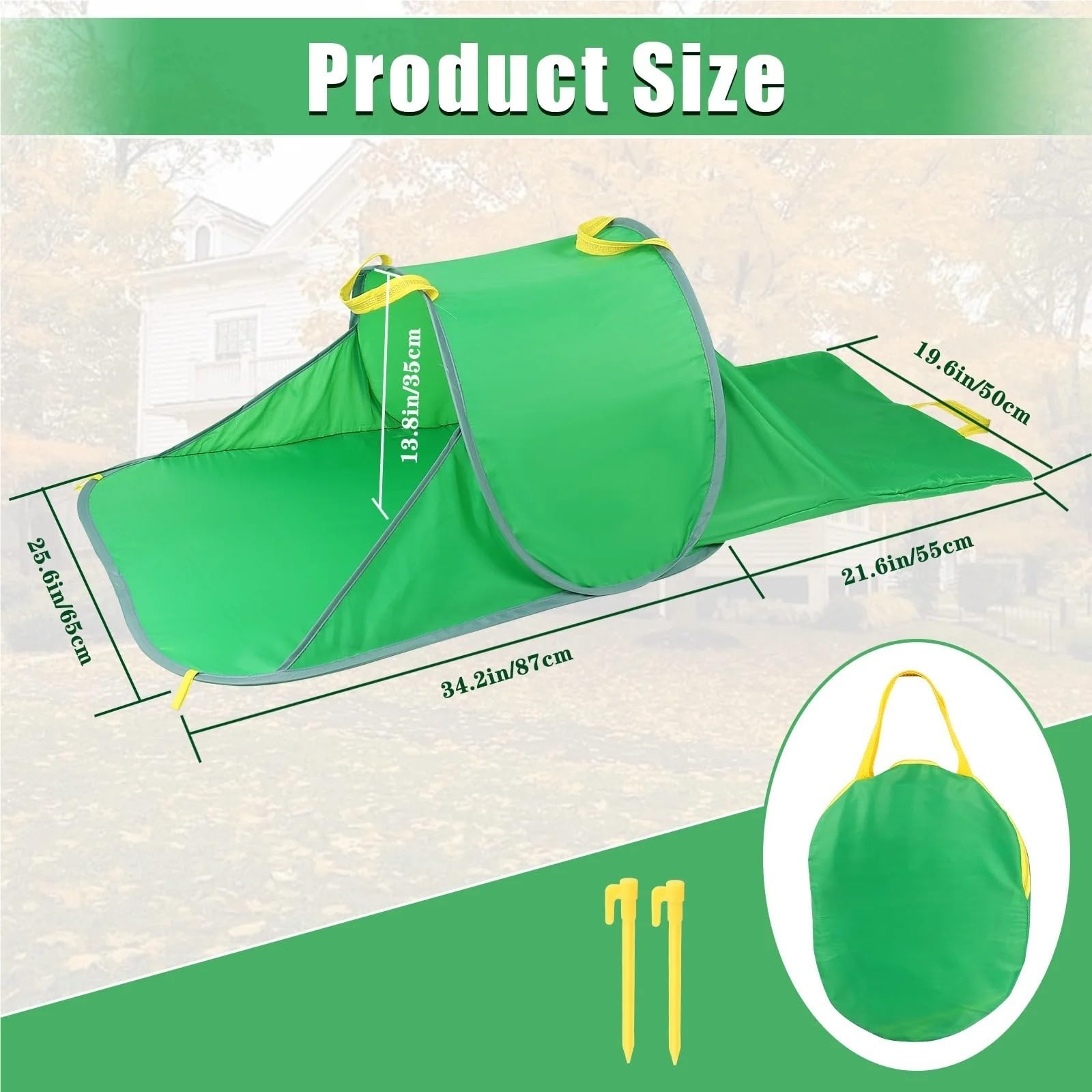 Sacs à Déchets Verts Grand sac de collecte feuilles pliable