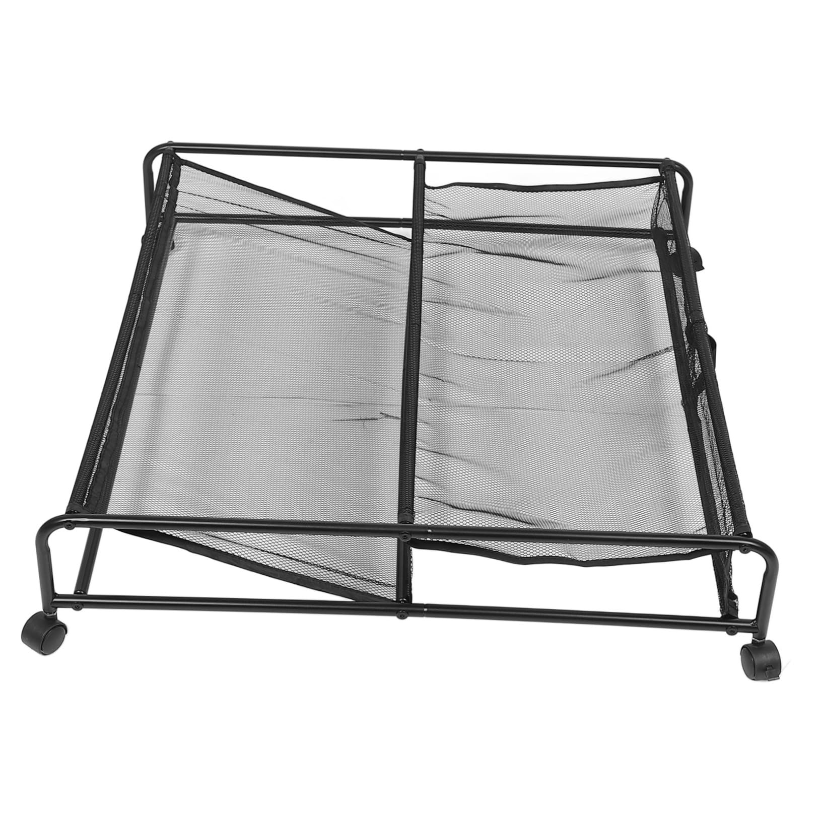 VALICLUD Contenitore Portaoggetti Sotto Letto con Ruote, Organizzatore per Scarpe e Vestiti in Ferro e Plastica Riutilizzabile, Salvaspazio per Camera da Letto