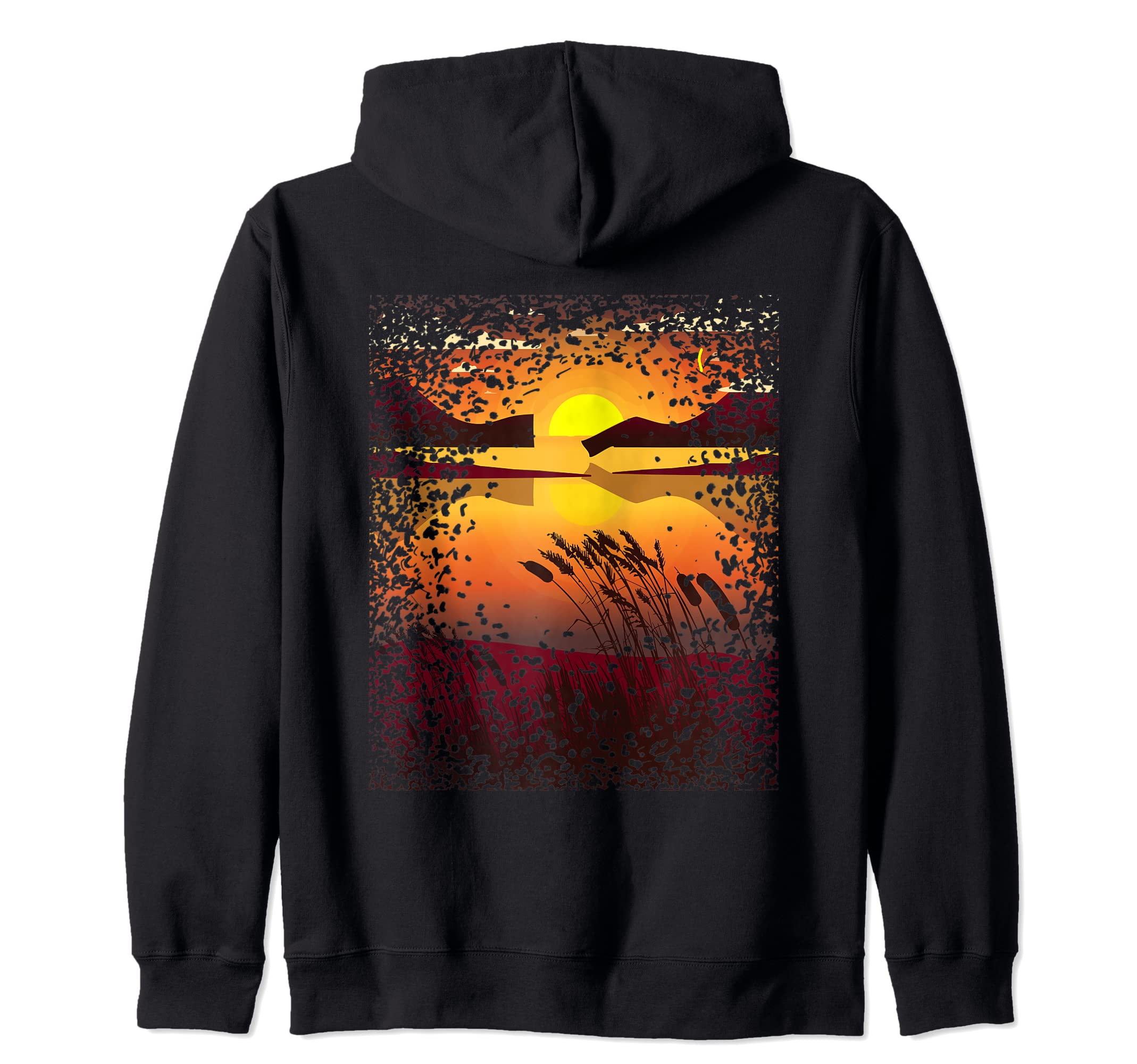 Romantic Sunset Shirt Gifts For WomenSunset Mosaic Pattern Romantic Zip Hoodie