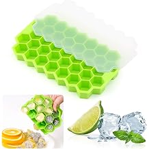 1 Pack Ice Cube Trays with Lids 37 Cubicle Food Grade Ice Freezer Silicone