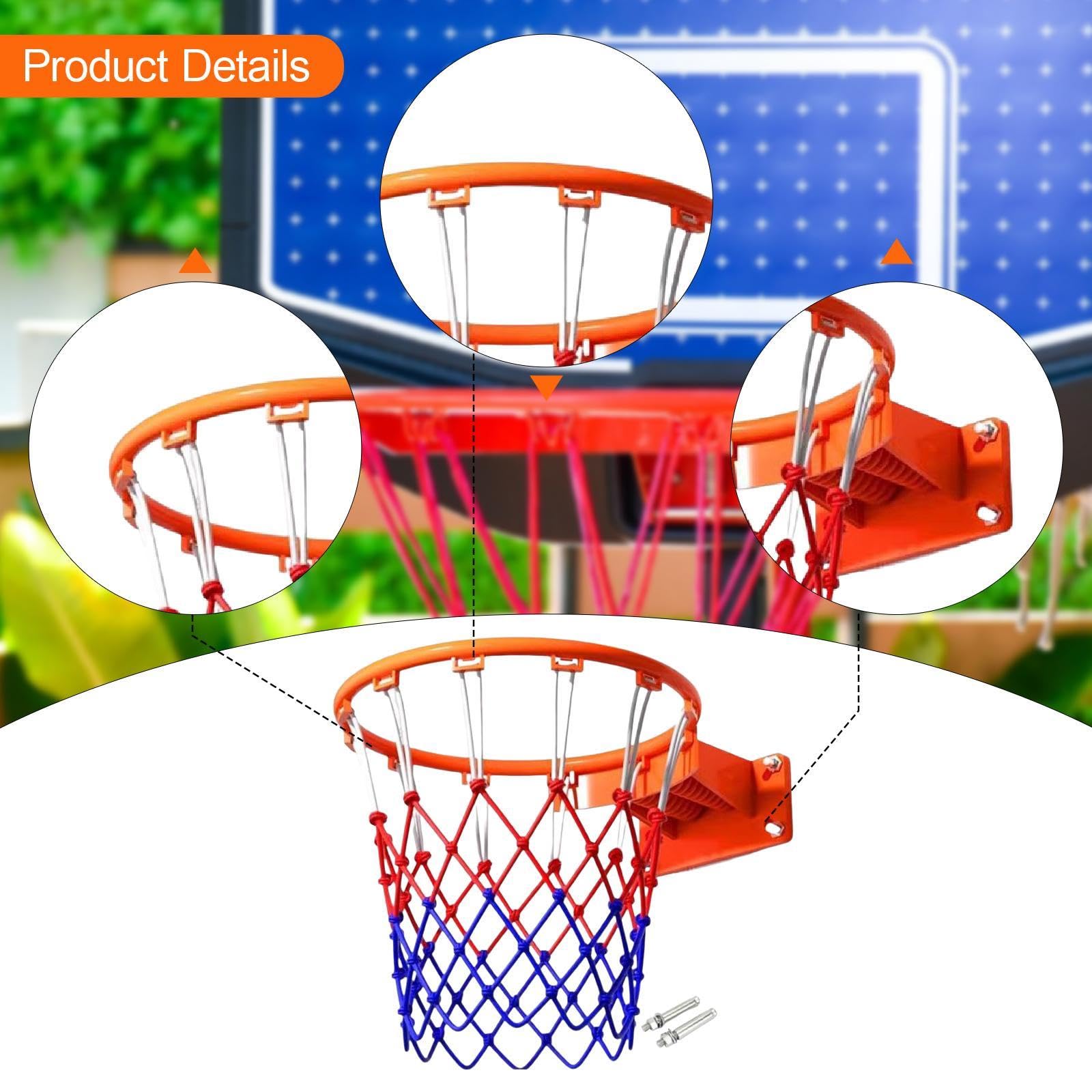 harayaa Canestro Da Basket, Struttura per Basket Facile Da Installare con Rete per Praticare Sport