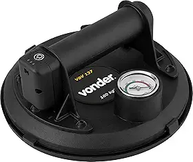 Vonder, Ventosa 203 mm, Com Bomba de Vácuo a Bateria 3,7 V Recarregável, 100 kgf, VBV 137.