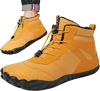 Barefoot Hiking Boots | Winter Shoes for Men,Quick Drying Non-Slip Winter Boots, Barefoot Shoes Wide Toe Box for Women Men, Hiking Running Camping Trail Haciariba