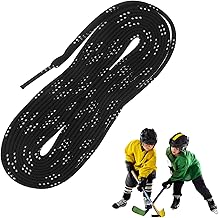 Lacets Professionnels CiréS,Lacet Patin Hockey,Lacets CiréS Pour Patins De Hockey,Lacets Chaussures,Lacets CiréS,Accessoires De Patins De Hockey Sur Glace,Pour Le Sport,Le Ski,Le Hockey,96 pouces
