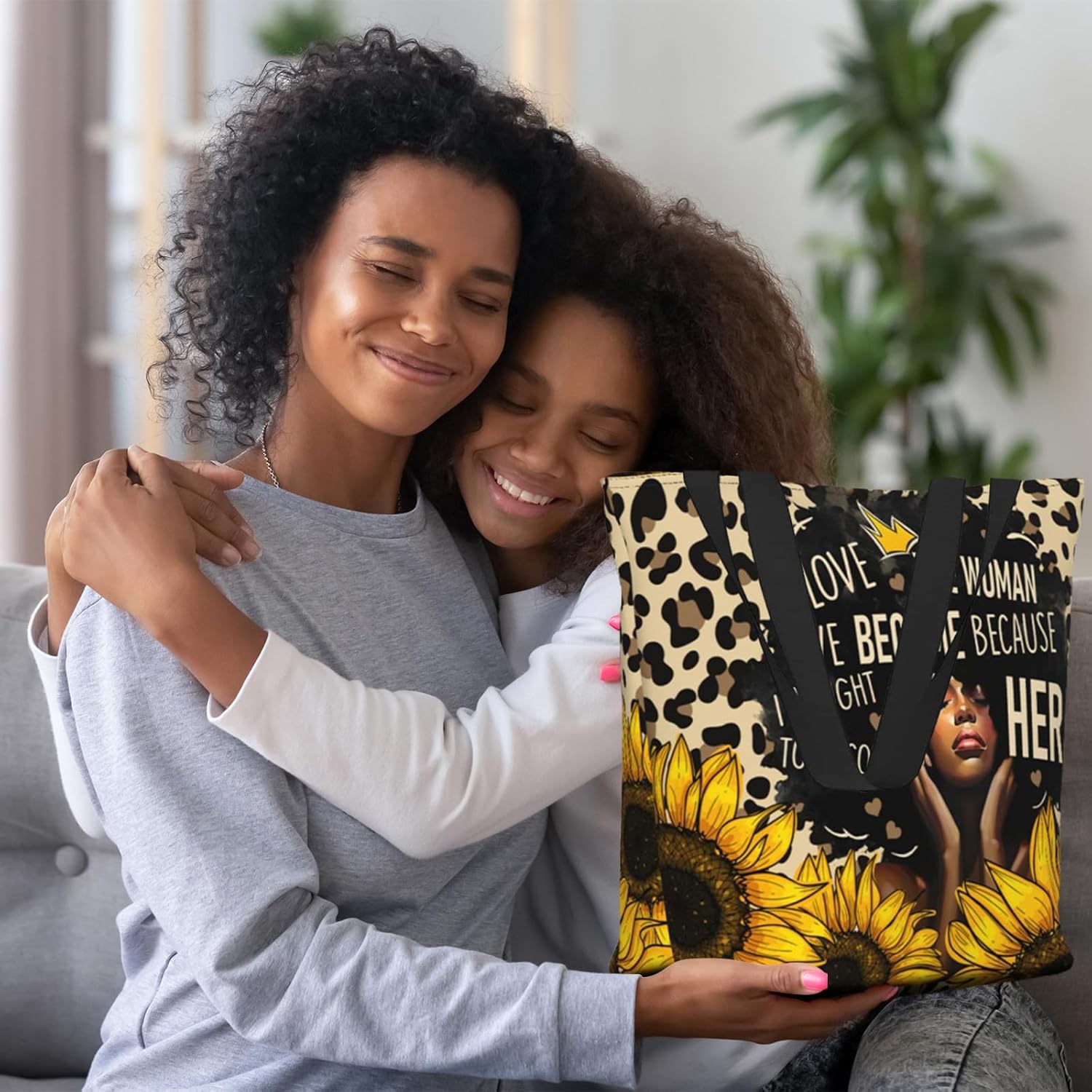 Tote Bag for Women, Everyday Carry, Large Capacity Reusable Shopping Bag with Zipper for Groceries, Work & Travel - Image 7