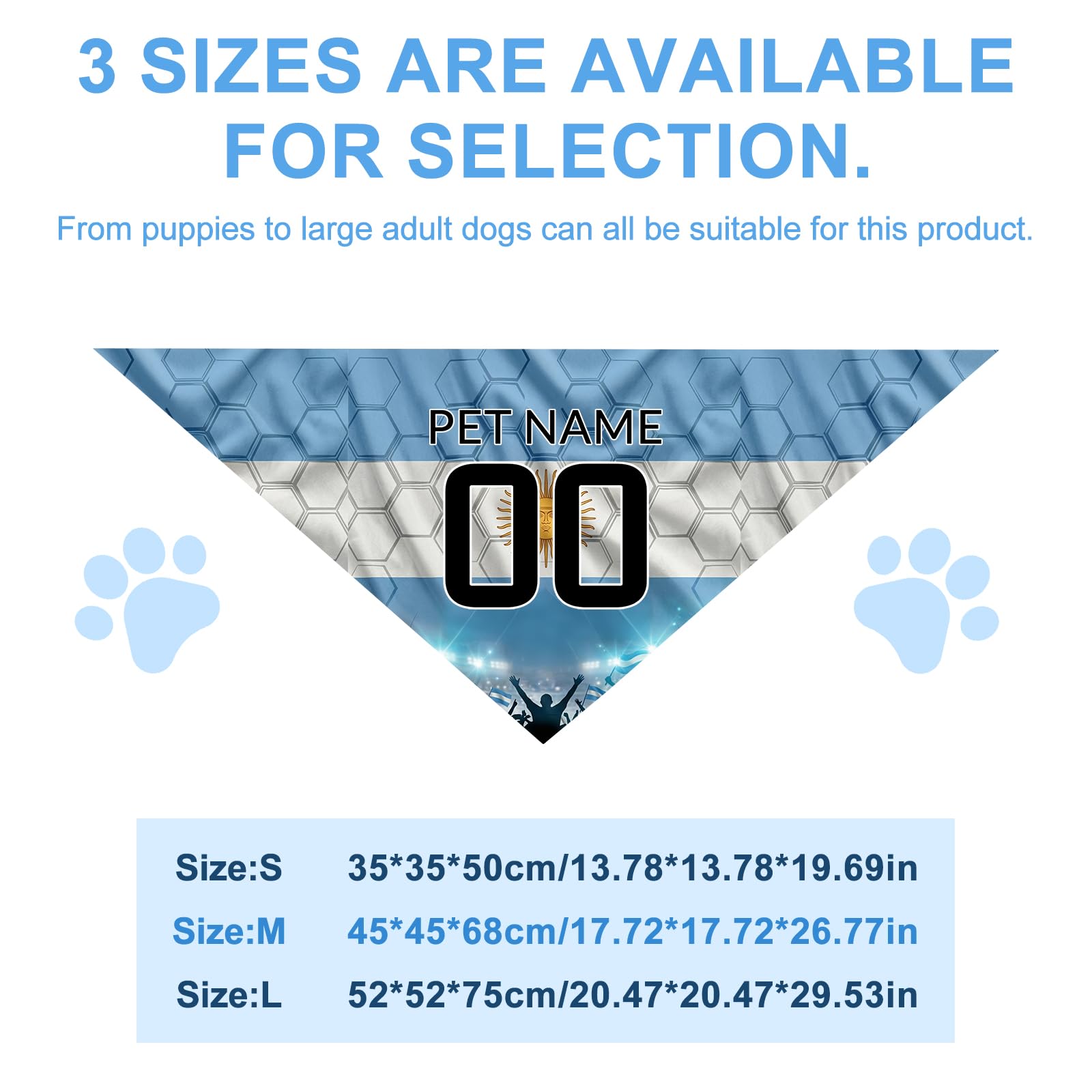 Bandana Personalizzata Per Cani Mondiali 2026, Bandana Calcio Con Nome E Numero, 18 Modelli Bandiere, Brasile