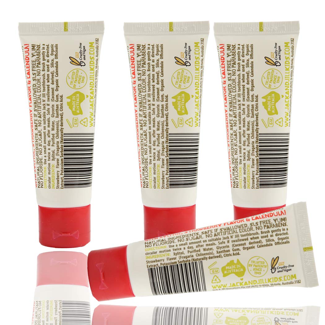 Jack N'Jill N Çilek diş macunu doğal Bio-Aroma 50 g – 4