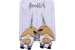 Turkey Gnome Earrings: Embrace the Thanksgiving Spirit