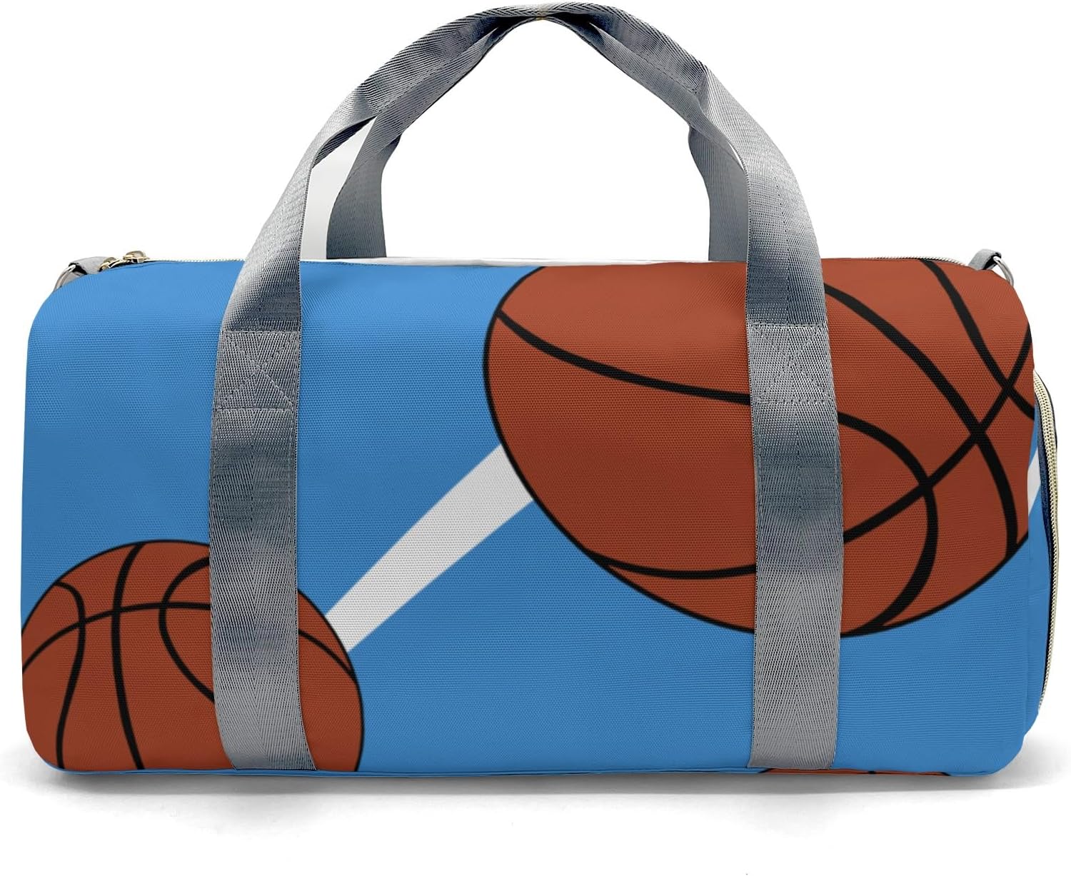 Personalized Duffle Bag with Name,Sport Basketball Player Team Lagoon Custom Travel Bag Carry On Weekend Overnight Bag Gym Sports Bag Dance Bag
