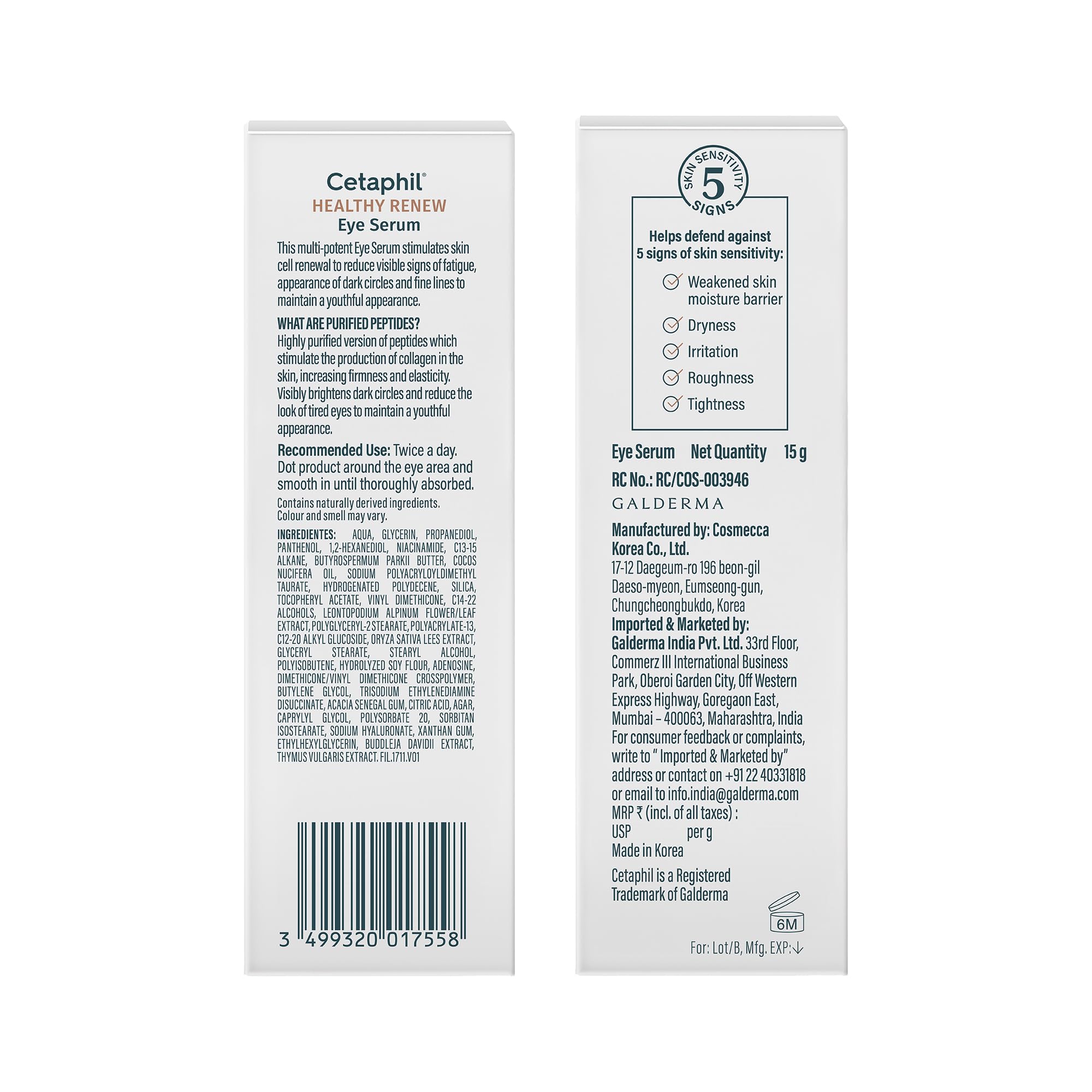 Cetaphil Healthy Renew Anti-Ageing Eye Serum 15 g | Lightweight Gel for Dark Circles, Fine Lines & Puffiness, Hydrating Eye Treatment — Amazon image 11