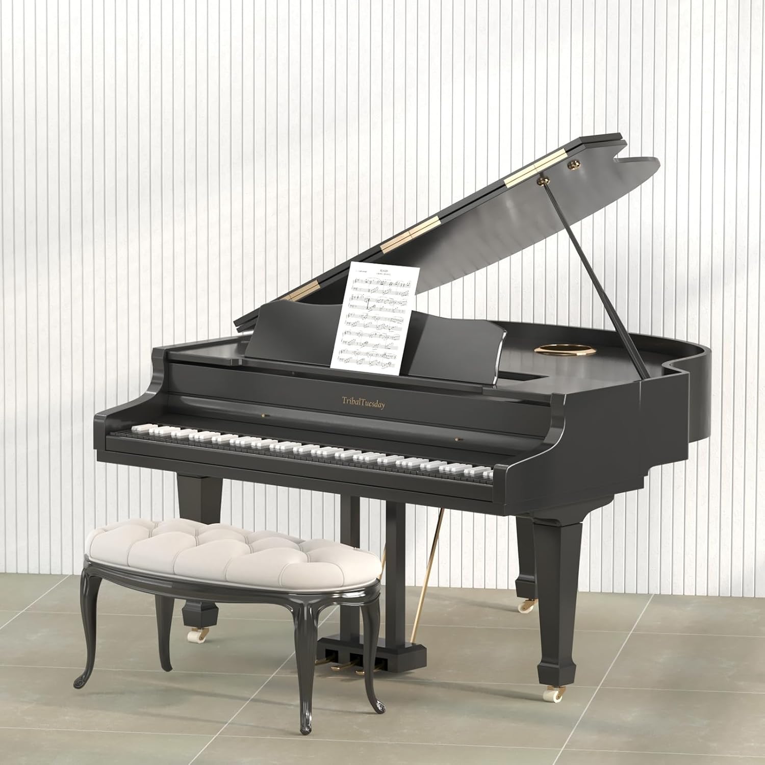 TONOR 12 Pack Large Acoustic Panels,47.2" X 23.6" X 0.35" Acoustical Wall Panel, Self-Adhesive Sound Proof Panels, Decorative Soundproof Wall Panels for Echo Absorption for Home Studio, White