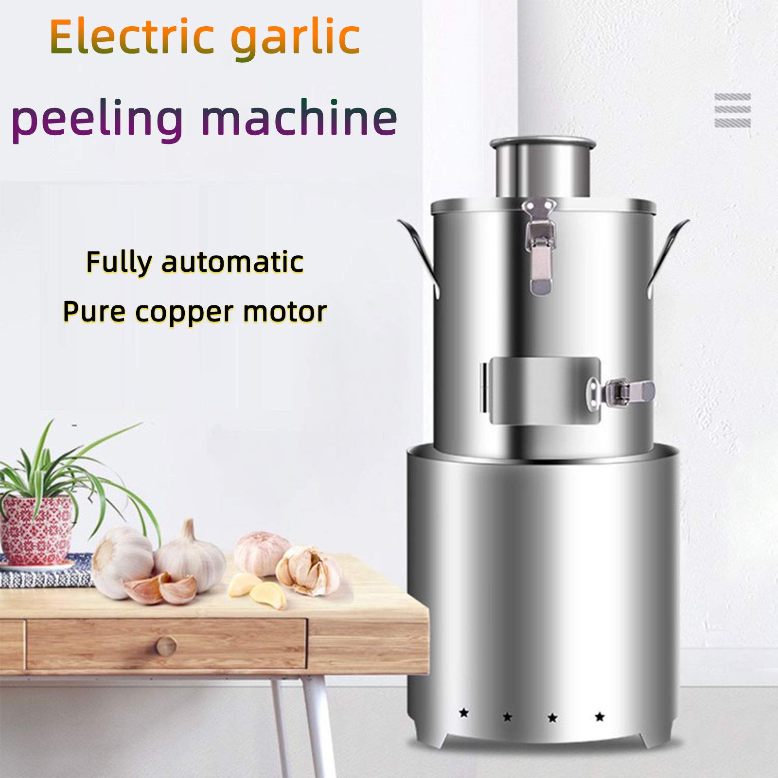 25Kg/H électrique éplucheur d'ail Machine Commerciale éplucheur d'ail gousses d'ail
