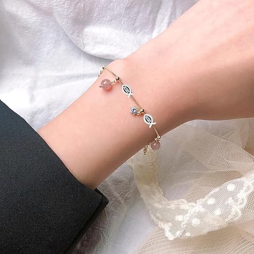 Miniatura 4 de 100 cuentas espaciadoras de peces de Jesús, cuentas religiosas de aleación tibetana, forma de pez cristiano, cuentas sueltas para manualidades,