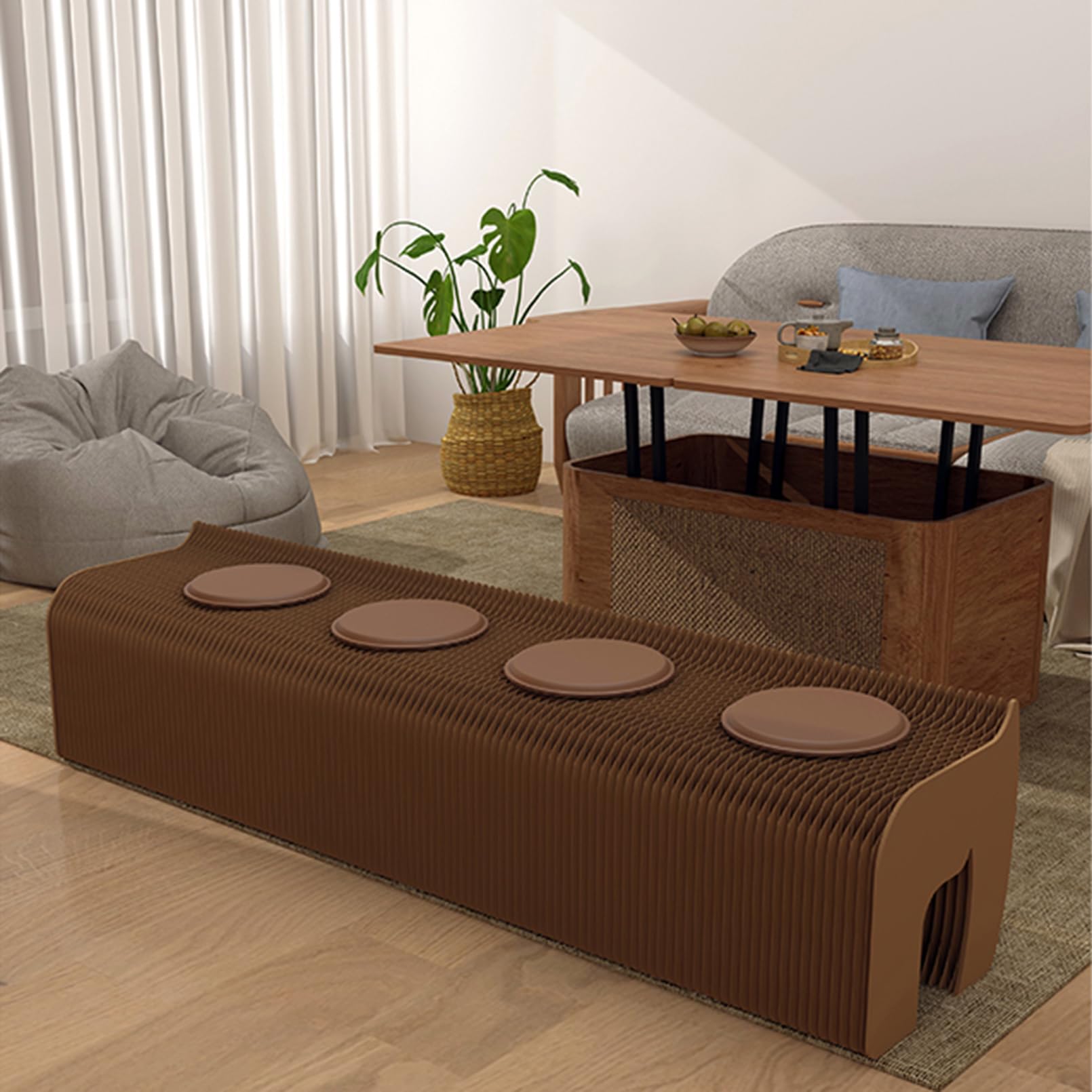 Amazon.com: Paper Folding Stool with Round Cushion Portable