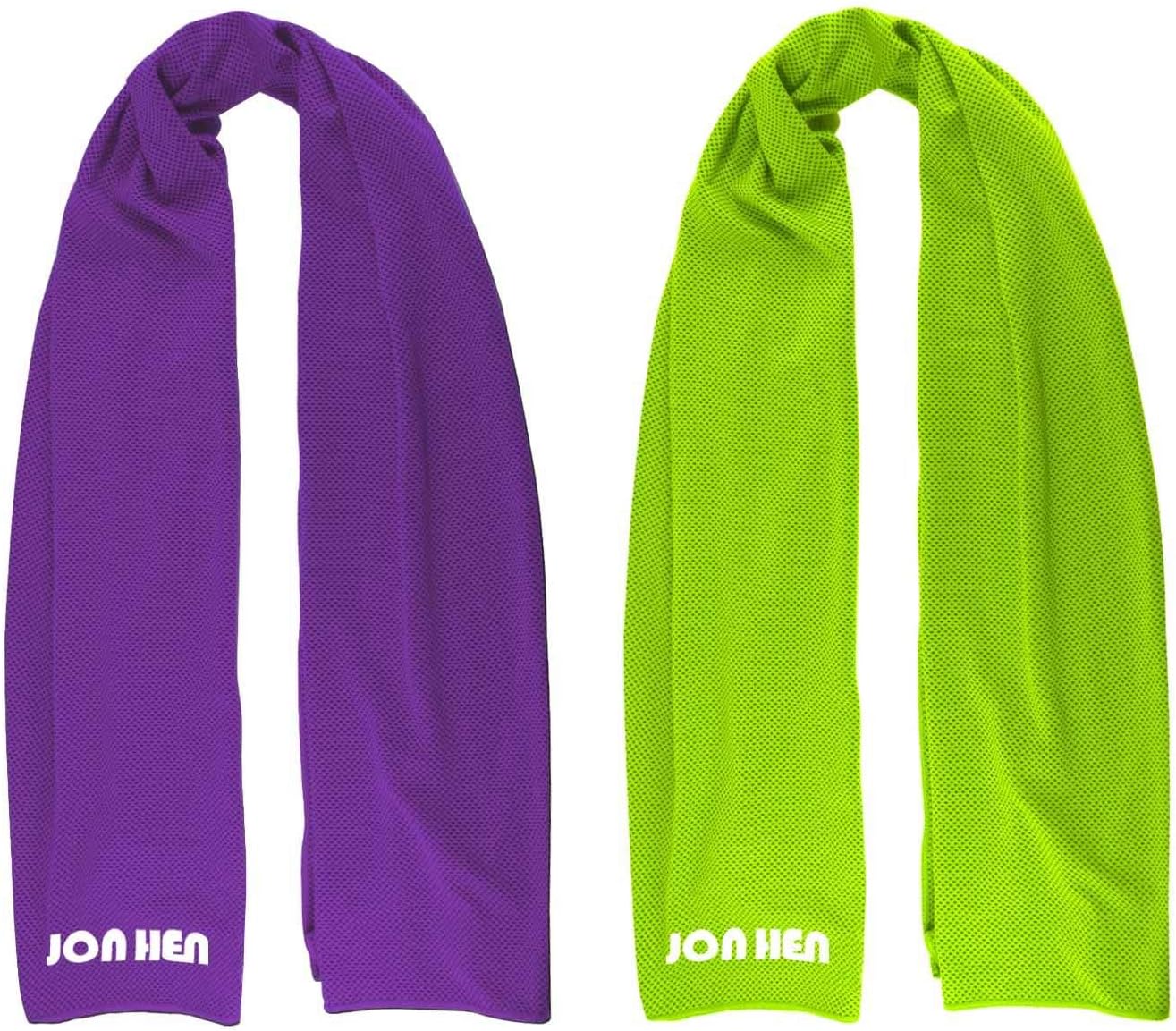 Jonhen New Cooling Towel (2pack-Green/Purple)