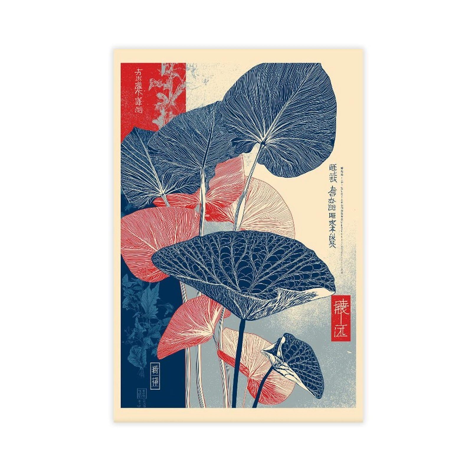YWTJAX Vintage Fungi Poster Canvas Poster for Living Room Decor Gift