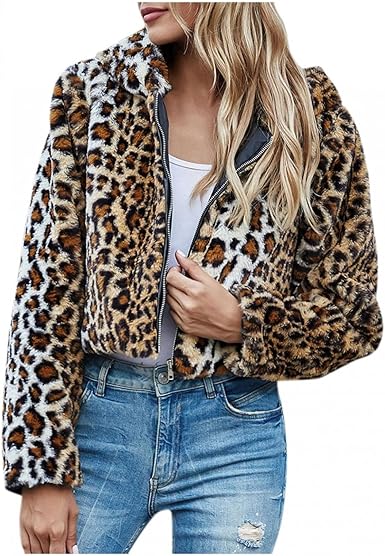 leopard short jacket