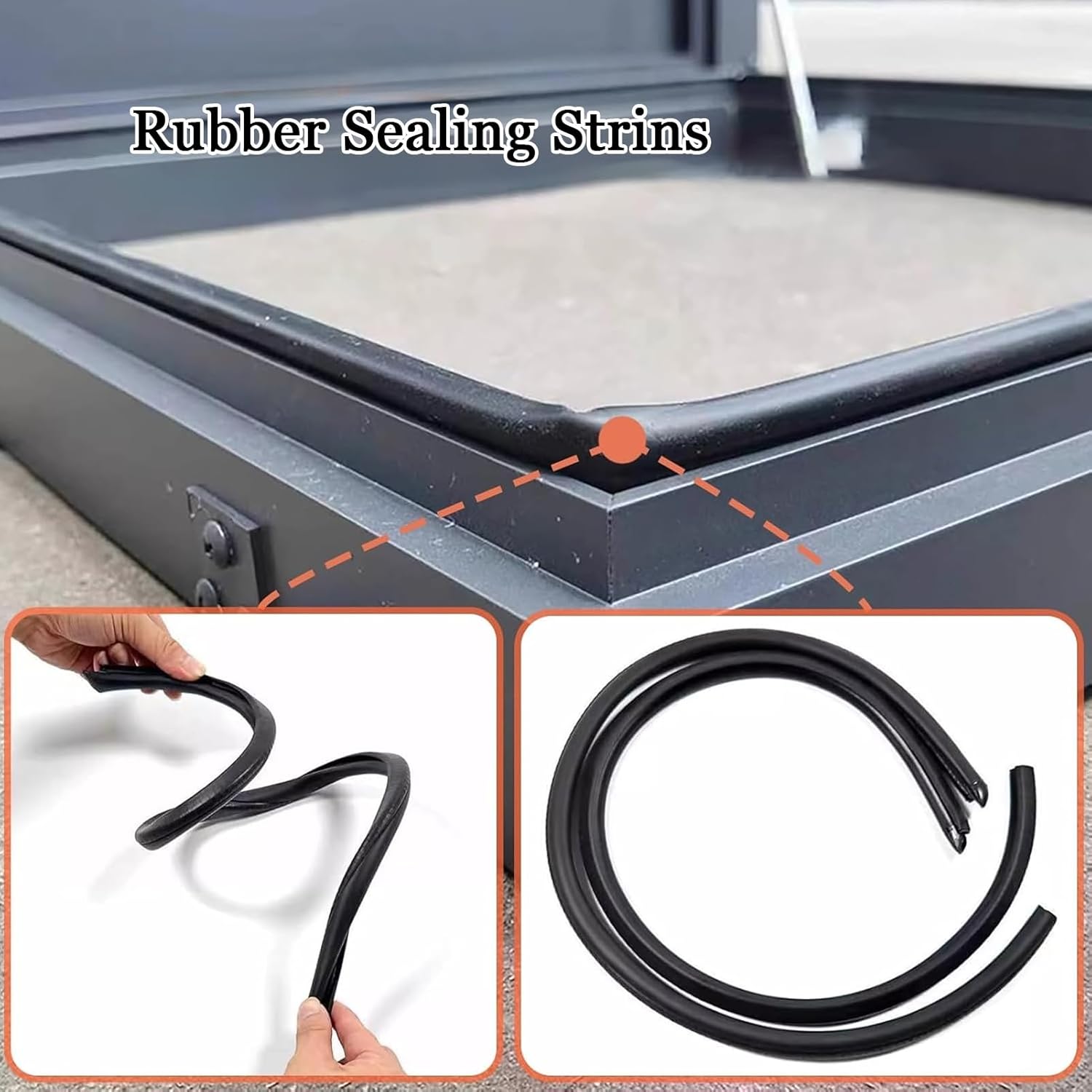 JKGHK Aluminum Roof Access Hatch, Rainproof Attic Skylight Cover Roof Access Hatch, Access Hatch for Maintenance Roof, Emergency Access Lid, Wellhead Lid, Cellar Cover(Black,LXW-55x60cm/21.7x23.6in)