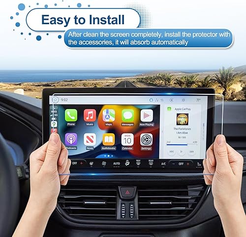 Miniatura 7 de Protector de pantalla Escape 2023 2024 para Ford Escape (activoST-LineST-Line SelectST-Line ElitePlatinumPlug-in Hybrid) Pantalla táctil de 13.2