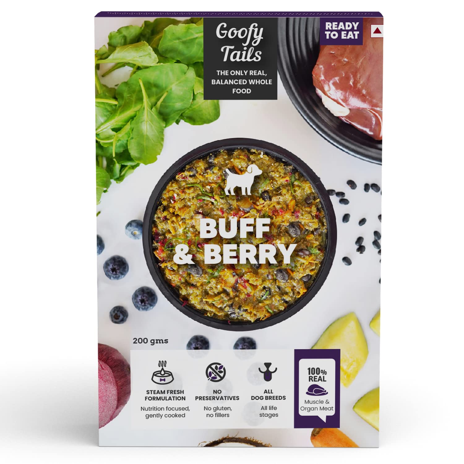 Goofy Tails Buff & Berry Wet Dog Food 1.4Kg (200g X 7 Pack), Preservative Free, Gluten Free & Grain Free,Human Grade, Non Vegetarian Dog Food Gravy, Balanced Food for Dogs Brown (B0BJDQ1C7D) Amazon Price History, Amazon Price Tracker