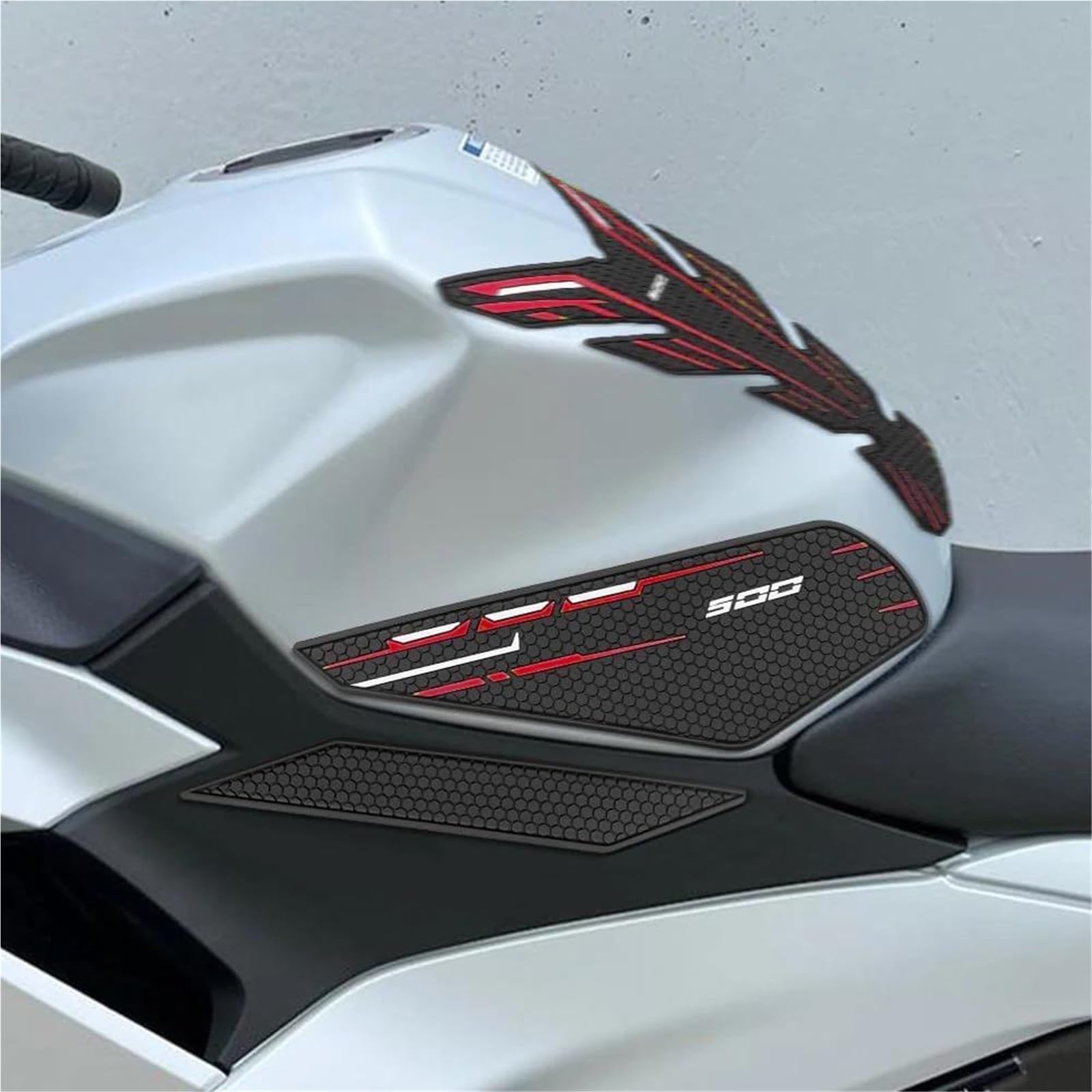 Motorrad Rutschfeste Seite Kraftstofftank Aufkleber Pad Für Kawasaki Für NINJA 500 SE 2024 2025(Color6)